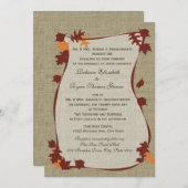 紅葉結婚ズ 招待状 (正面/裏面)