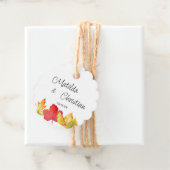 紅葉結婚式の引き出物ラベル フェイバータグ (インサイチュ)