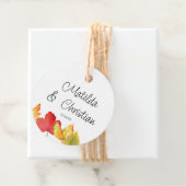 紅葉結婚式の引き出物ラベル フェイバータグ (インサイチュ)