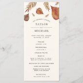 紅葉結婚式プログラム プログラム (正面)