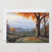 紅葉結婚式招待状フラットカードオータム 招待状 (裏面)