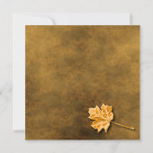 紅葉結婚式招待状 招待状 (裏面)