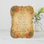 紅葉結婚式招待状 招待状 (スタンド正面)