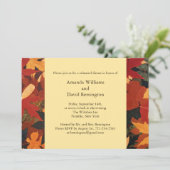 紅葉結婚式招待状 招待状 (スタンド正面)