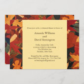 紅葉結婚式招待状 招待状 (正面/裏面)