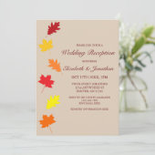 紅葉結婚式 招待状 (スタンド正面)