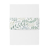 紅葉結婚緑 招待状ベリーバンド (裏面例)