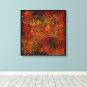 紅葉絵画抽象芸術 キャンバスプリント (インサイチュ (ウッドフロア))