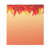 紅葉縁ど ノートパッド (正面)