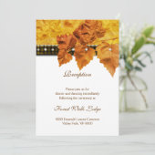 紅葉織りダイヤモンド披露宴 招待状 (スタンド正面)