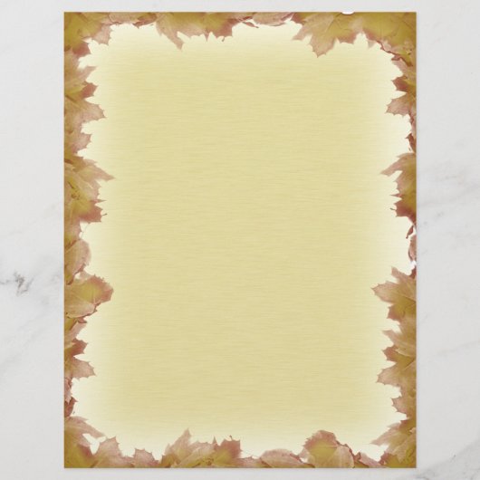 紅葉背景 チラシ (正面)