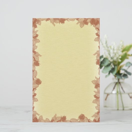 紅葉背景 便箋 (スタンド正面)