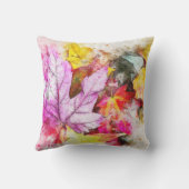 紅葉自然インスパイア装飾用クッション クッション (裏面)