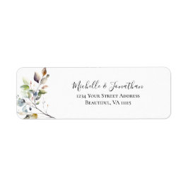 紅葉自然植物水結婚色 ラベル