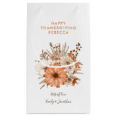 紅葉花つめでたい感謝祭 スモールペーパーバッグ (裏面)