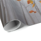 紅葉落ちた林の葉 ラッピングペーパー (ロールコーナー)