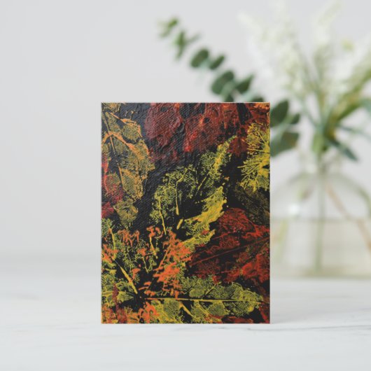 紅葉葉書 ポストカード (スタンド正面)