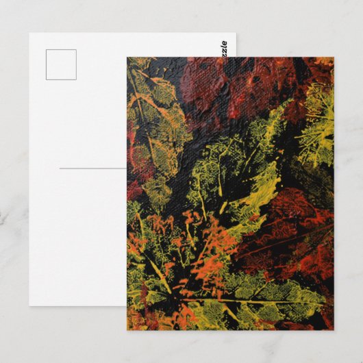 紅葉葉書 ポストカード (正面/裏面)