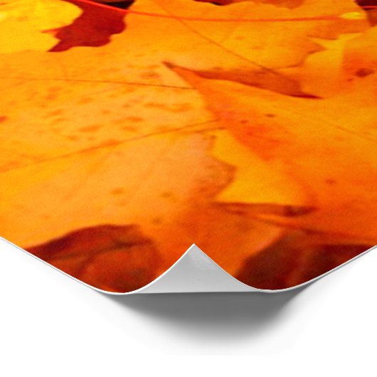 紅葉葉紅葉 ポスター (角)