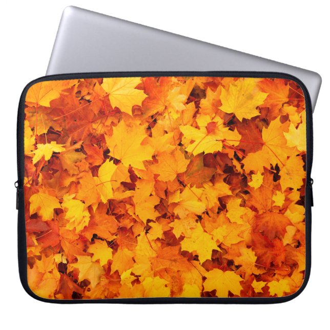 紅葉葉紅葉 ラップトップスリーブ (正面)