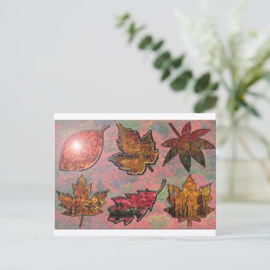 紅葉葉 ポストカード (スタンド正面)