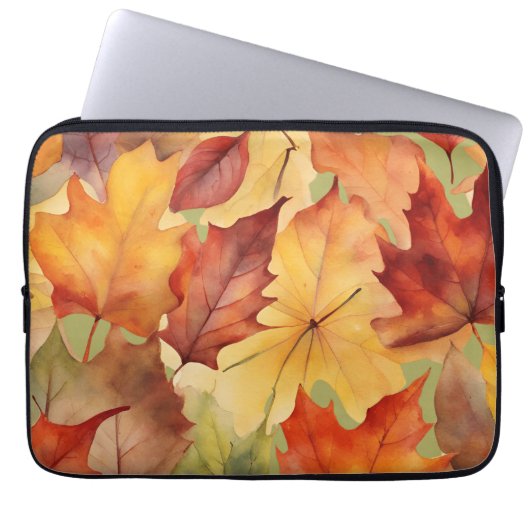 紅葉葉 ラップトップスリーブ (正面)