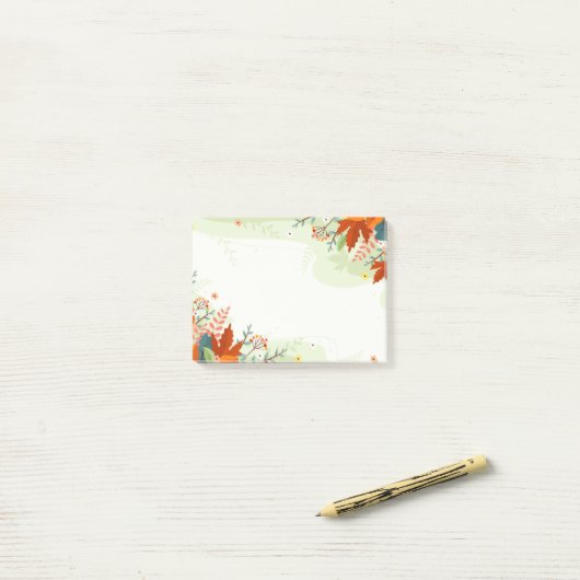 紅葉葉Post-It Notes ポストイット (デスク上)