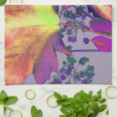 紅葉薄紫 キッチンタオル (折り畳み)