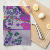 紅葉薄紫 キッチンタオル (四つ折り)