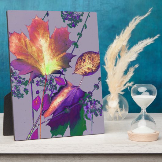 紅葉薄紫 フォトプラーク (側面)