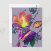 紅葉薄紫 ポストカード (正面/裏面)