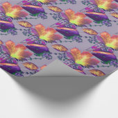 紅葉薄紫 ラッピングペーパー (角)