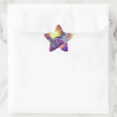 紅葉薄紫 星シール (バッグ)