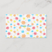 紅葉装飾 名刺 (正面)