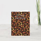 紅葉誕生日カード カード (正面)