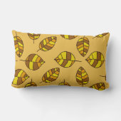 紅葉調整黄葉模様 ランバークッション (裏面)