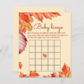 紅葉赤ちゃんシャワーベビービンゴゲーム (正面/裏面)