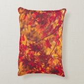 紅葉赤とオレンジ アクセントクッション (裏面(縦))