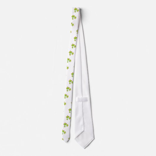 紅葉赤オレンジ離れ色 ネクタイ (裏面)