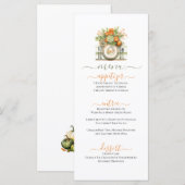 紅葉配置設定フラットメニュー メニュー (正面/裏面)