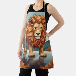 紅葉雄ライオン エプロン