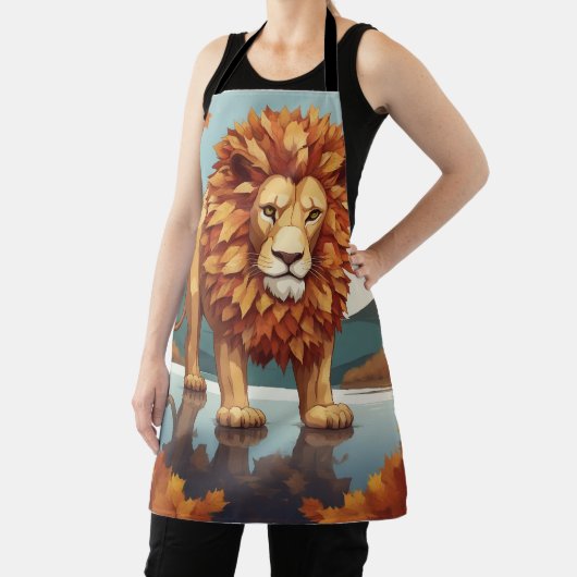 紅葉雄ライオン エプロン (インサイチュ)