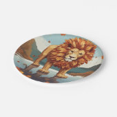 紅葉雄ライオン ペーパープレート (アングル)