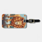 紅葉雄ライオン ラゲッジタグ (正面横)