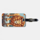 紅葉雄ライオン ラゲッジタグ (裏面横)