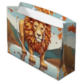 紅葉雄ライオン ラージペーパーバッグ (裏面アングル)