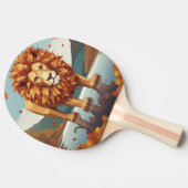 紅葉雄ライオン 卓球ラケット (横)