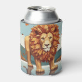 紅葉雄ライオン 缶クーラー (缶正面)