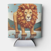 紅葉雄ライオン 缶クーラー (正面)