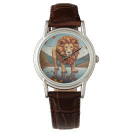 紅葉雄ライオン 腕時計
